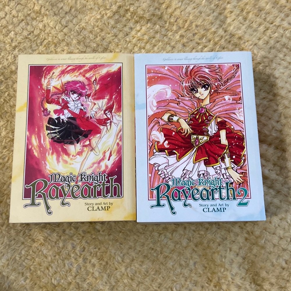 Magic Knight Rayearth manga books 1 & 2